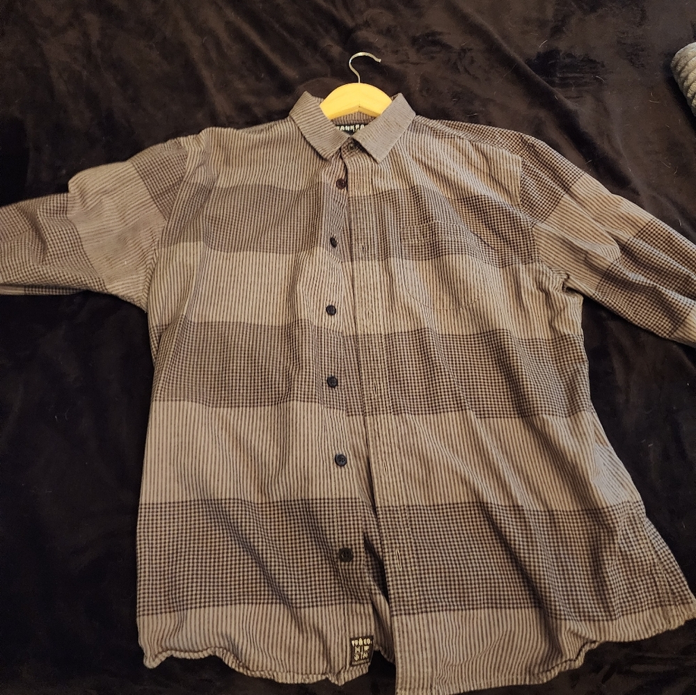 Tank farm button down